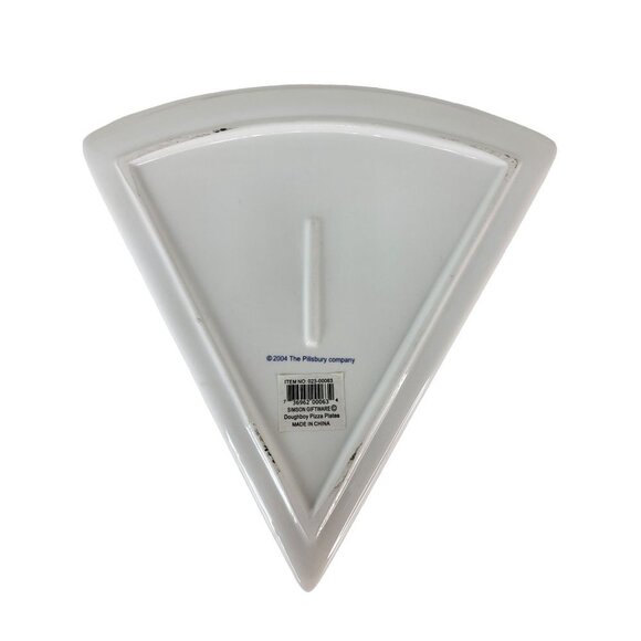 Pillsbury Doughboy Pizza Slice Ceramic Porcelain Plate Set of Five Plates - Picture 11 of 15